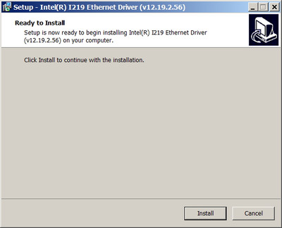 Intel Ethernet Lan Controller Drivers версия 12.19.2.56