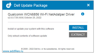 Qualcomm WCN6856 Wi-Fi NetAdatper Driver