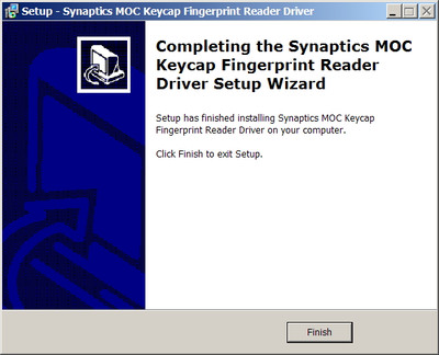 Synaptics MOC Keycap Fingerprint Reader Driver 6.0.64.1105