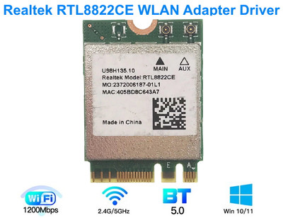 Realtek RTL8822CE Wireless LAN 802.11ac PCIe Adapter Driver