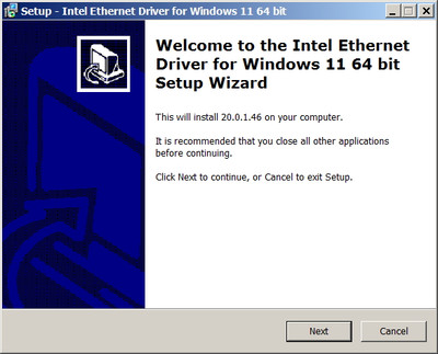 Intel Ethernet Lan Controller Drivers версия 20.0.1.46