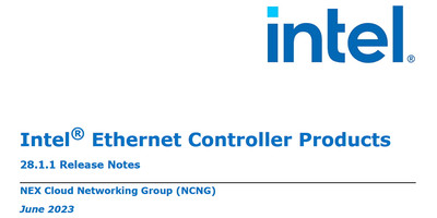 Intel Ethernet Lan Controller Drivers версия 28.1.1