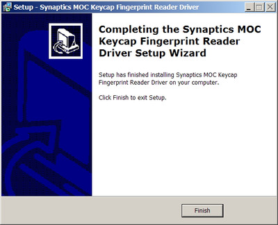 Synaptics MOC Keycap Fingerprint Reader Driver 6.0.71.1105