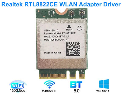 Realtek RTL8822CE WLAN 802.11ac PCIe Adapter driver 2024.10.230.1