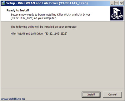 Killer WLAN and LAN Driver