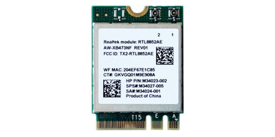 Realtek RTL8852AE Bluetooth Device Driver 16.4041.2603.1300