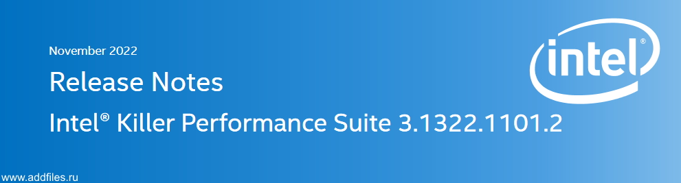 Intel / Rivet Killer Performance Driver Suite